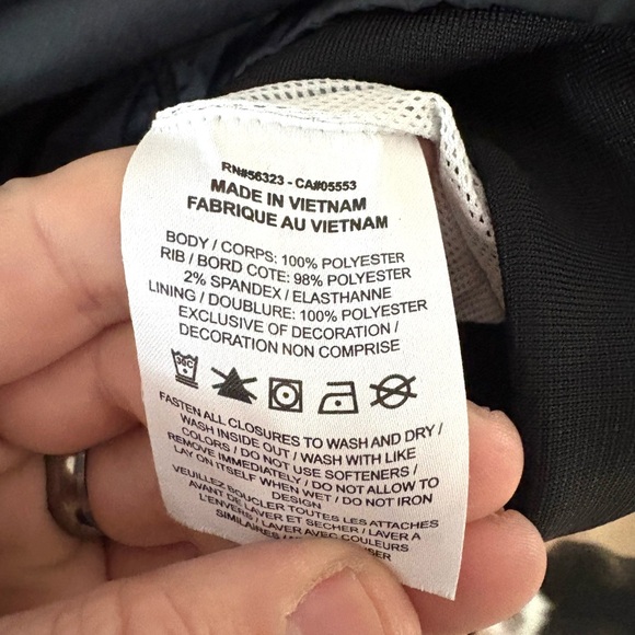 Nike White and Black full zip Windbreaker - Picture 4 of 6